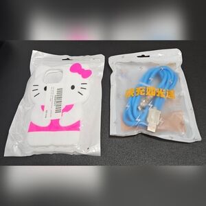 Hello Kitty iPhone 13/14/15 Case & Fast Charger Bundle